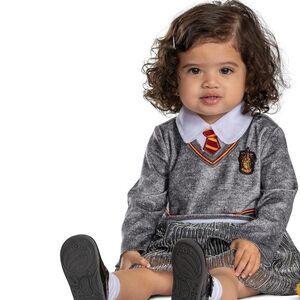 Harry Potter Gryffindor Hermione Posh Infant Costume, 6-12 mos Official baby Hal